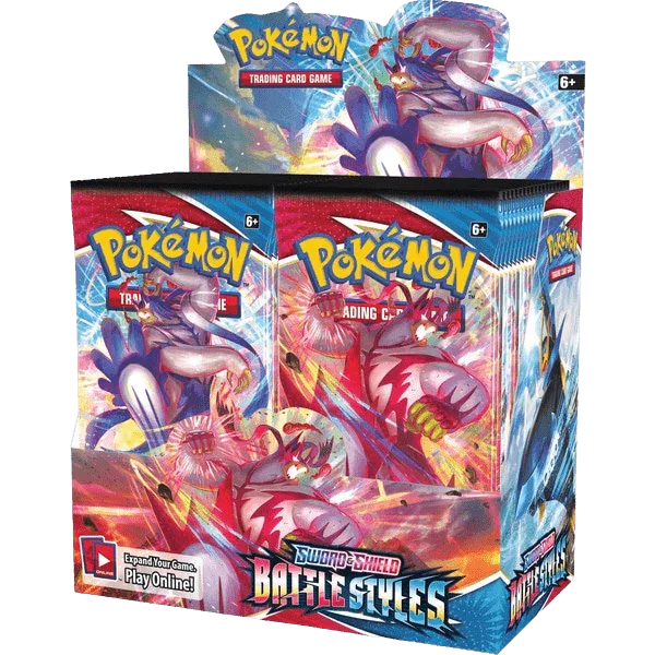 pokemon-tcg-sword-and-shield-battle-styles-booster-box-the-card-vault-1-1 Pokemon TCG - Sword & Shield - Battle Styles - Booster Box (36x Packs)