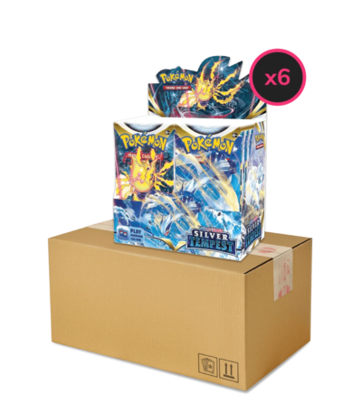Pokemon TCG - Sword & Shield - Silver Tempest - Display Case (6x Booster Boxes)