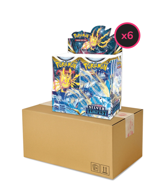 Pokemon TCG - Sword & Shield - Silver Tempest - Display Case (6x Booster Boxes)
