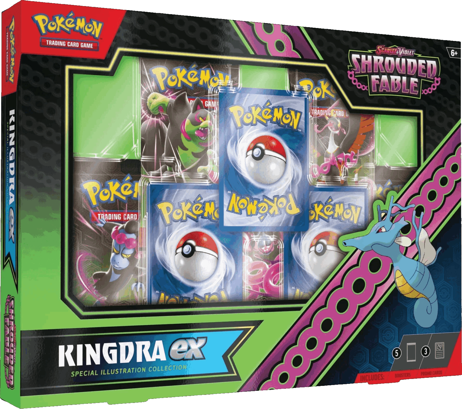 Pokemon TCG - Scarlet & Violet - Shrouded Fable - Kingdra ex Special Illustration Collection Box