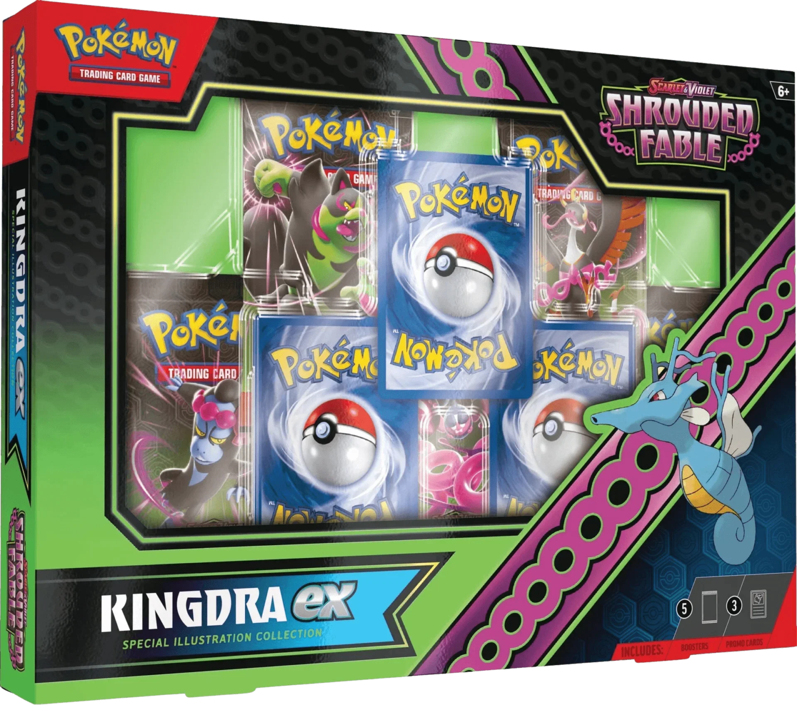 Pokemon TCG - Scarlet & Violet - Shrouded Fable - Kingdra ex Special Illustration Collection Box