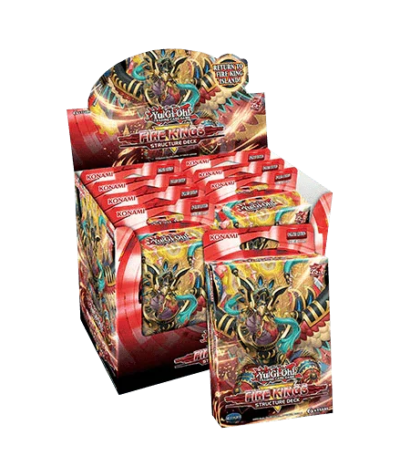 Yu-Gi-Oh! - Fire Kings - Structure Deck Revamped Display Case (8x Decks)