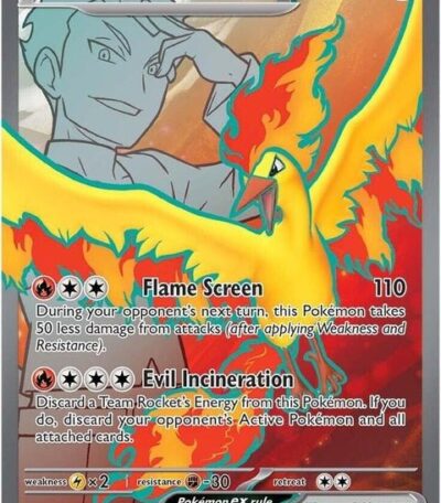 Team Rocket's Moltres Ex (208)