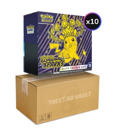 Pokemon TCG - Scarlet & Violet - Surging Sparks - Display Case (10x Elite Trainer Boxes)