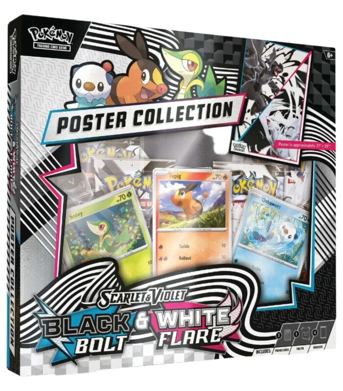 Pokemon TCG - Scarlet & Violet - Black Bolt & White Flare - Unova Poster Collection
