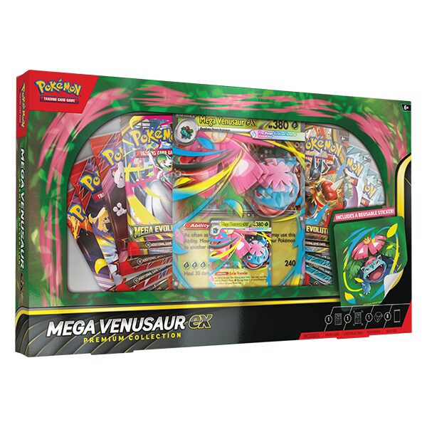 Pokemon TCG - Mega Evolution - Mega Venusaur ex Premium Collection Box