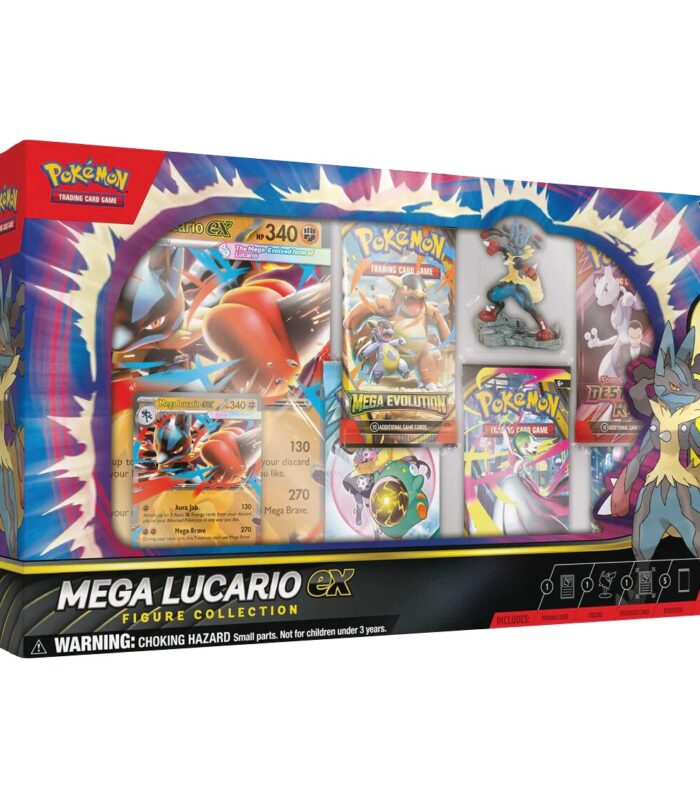Pokemon TCG - Mega Evolution - Mega Lucario ex Figure Collection Box