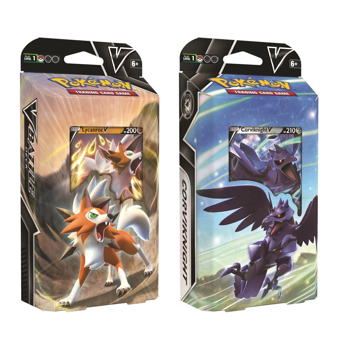 pokemon-lycanroc-v-or-corviknight-v-v-battle-deck-trading-card-game Pokemon Lycanroc V or Corviknight V - V Battle Deck Trading Card Game