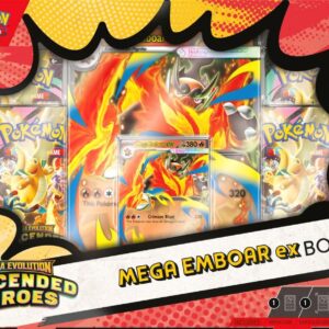 Pokemon TCG - Ascended Heroes Mega ex Box - Mega Meganium, Emboar, or Feraligatr