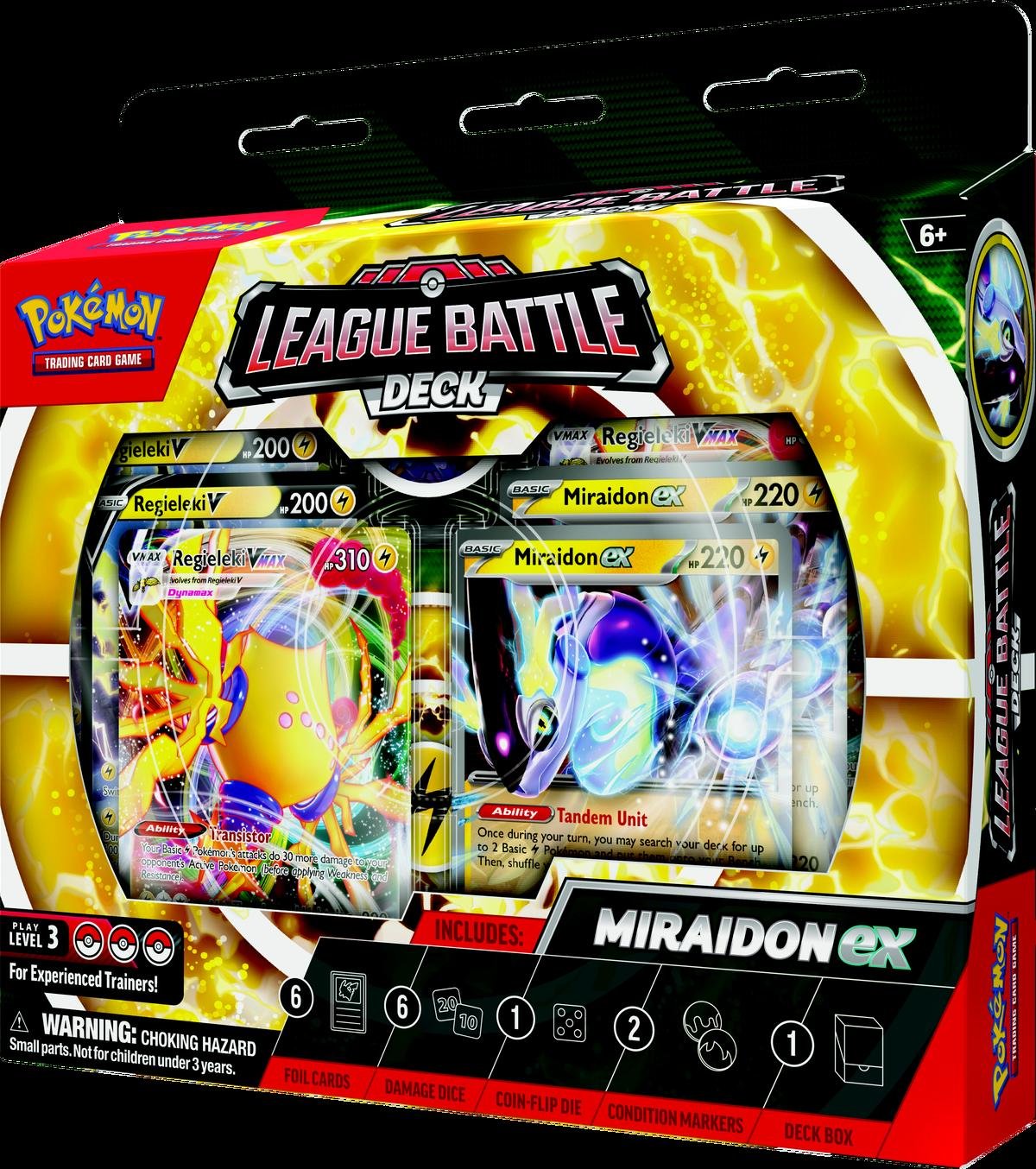 pokemon-tcg-miraidon-ex-and-regieleki-ex-vmax-battle-deck Pokemon TCG - Miraidon ex and Regieleki ex VMAX Battle Deck