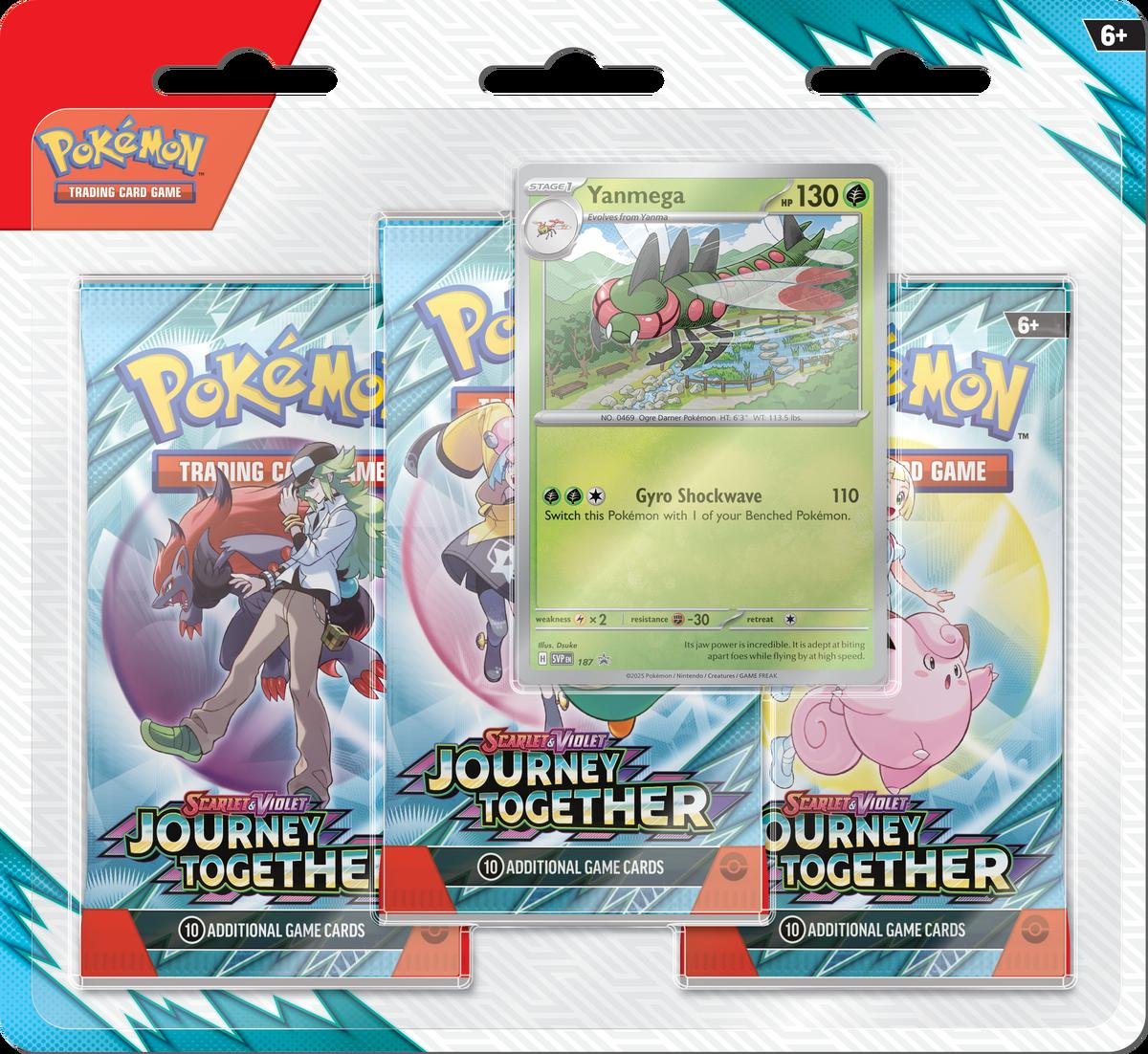 pokemon-tcg-scarlet-and-violet-journey-together-three-booster-blister Pokemon TCG - Scarlet and Violet Journey Together Three Booster Blister