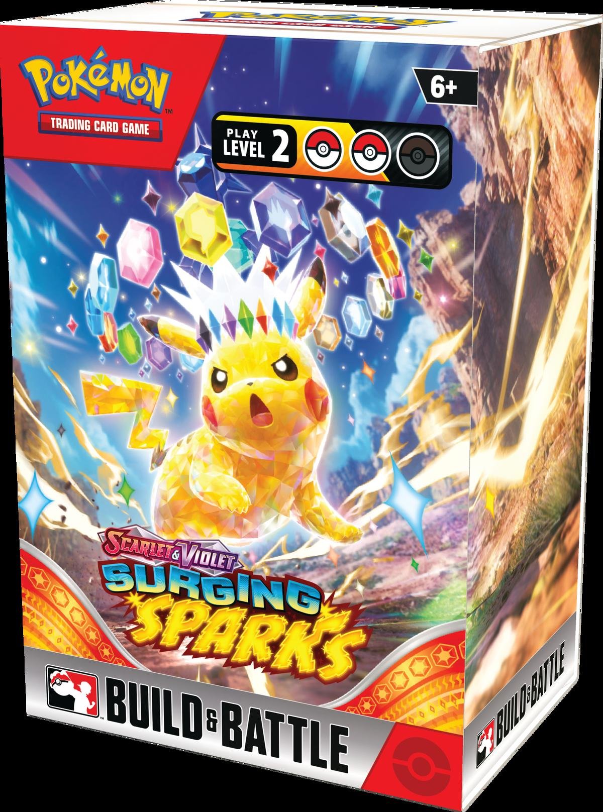 pokemon-tcg-scarlet-and-violet-surging-sparks-build-and-battle-box Pokemon TCG - Scarlet and Violet Surging Sparks Build and Battle Box