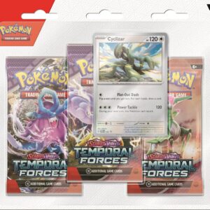 Pokemon TCG - Scarlet and Violet Temporal Forces Three Booster Blister